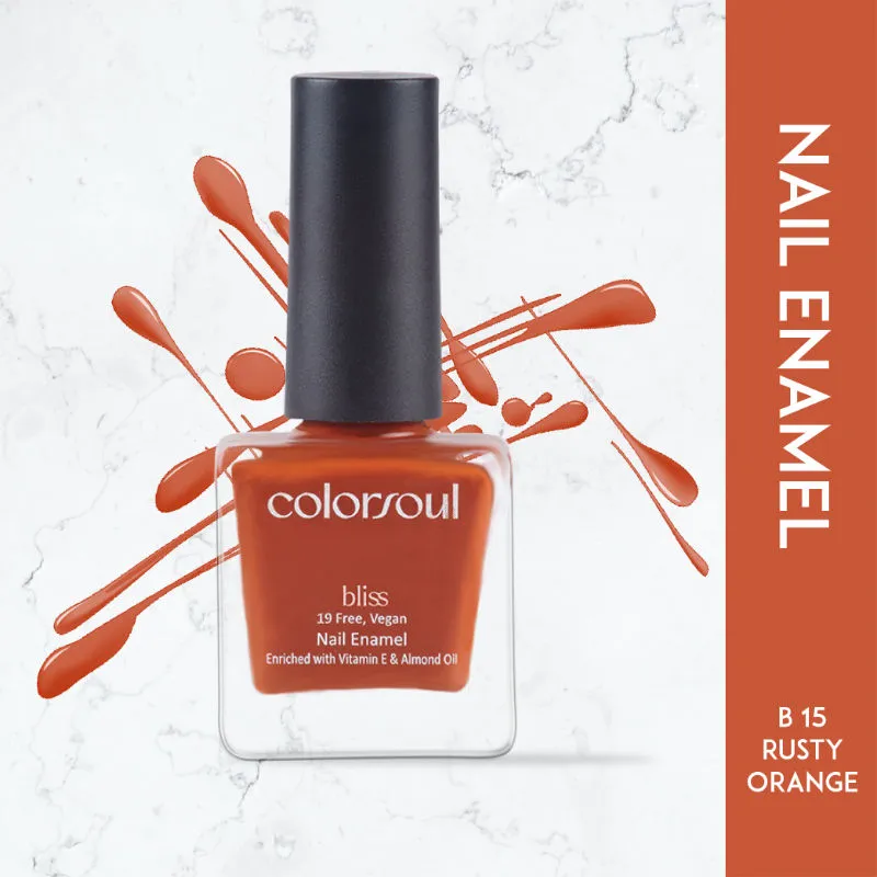 ColorSoul Bliss Nail Enamel - Rusty Orange