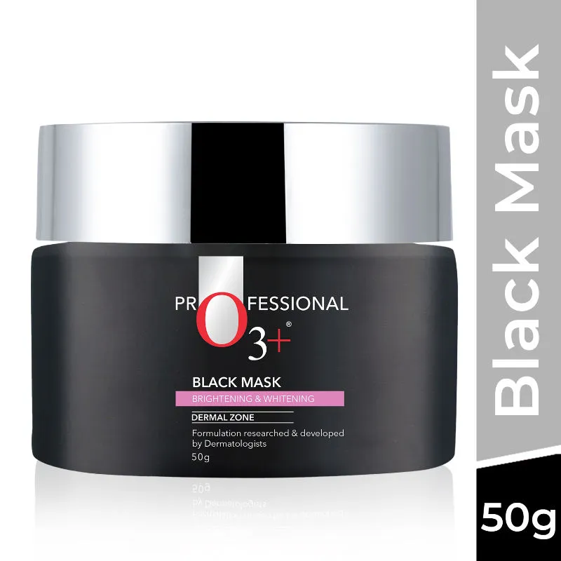 O3+ Exfoliating Black Face & Body Mask For Tan Removal & Soft-Smooth Skin - 100% Natural & Vegan