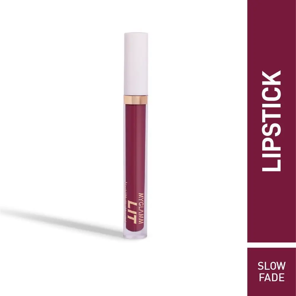 MyGlamm LIT Liquid Matte Lipstick-Slow Fade- (3 ml)