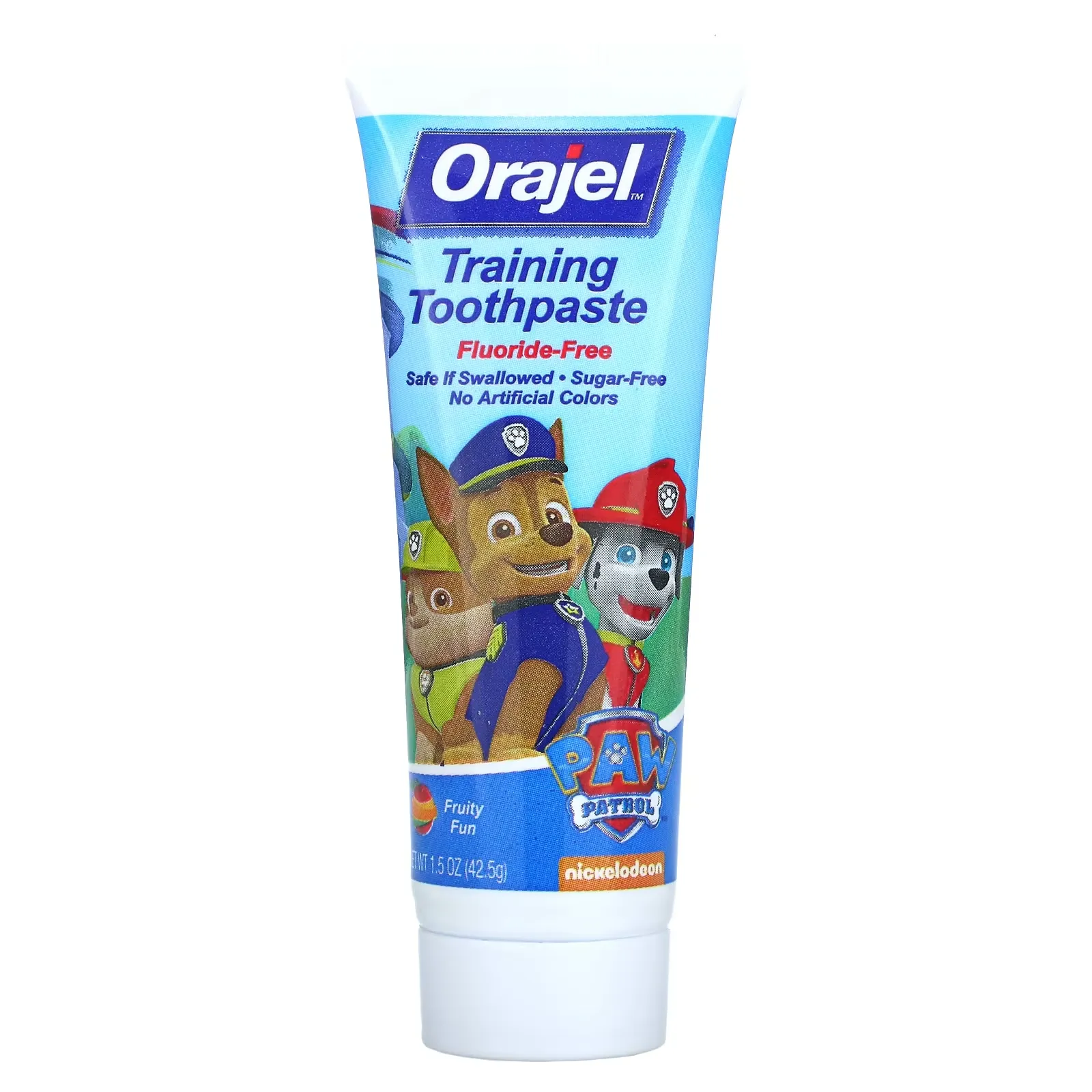 Paw Patrol Training Toothpaste, Fluoride Free, Fruity Fun, 1.5 oz (42.5 g)