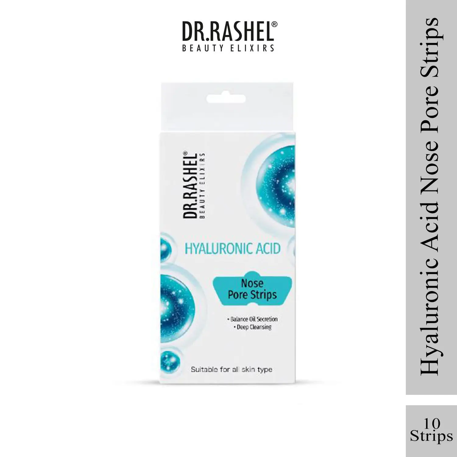 Dr.Rashel Hyaluronic Acid Nose Pore Strips Deep Cleansing (10 Strips)