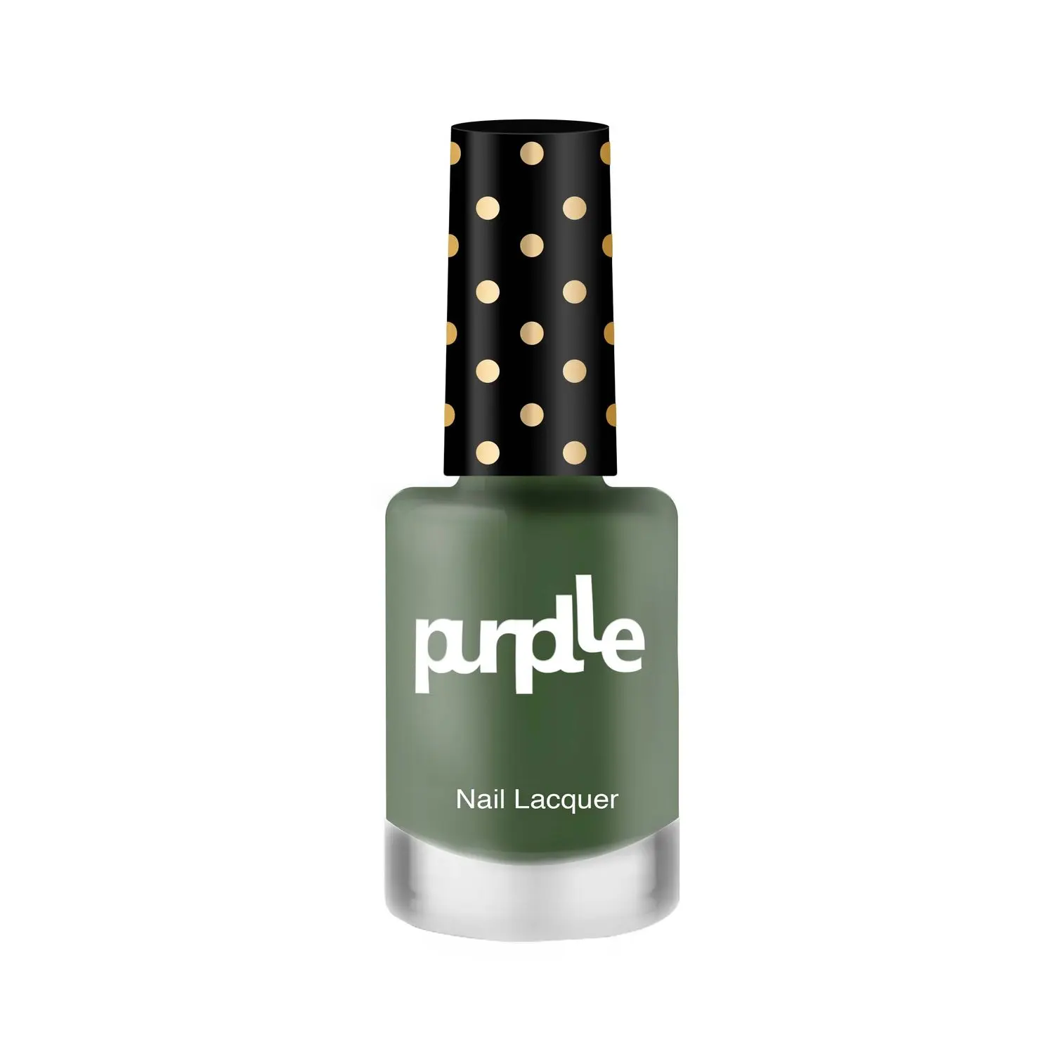 Purplle Nail Lacquer, Green, Matte - High On Caramel 11 | No streaks | Chip resistent | Long Lasting | One-swipe Application | Quick Drying | Highly Pigmented (9 ml)