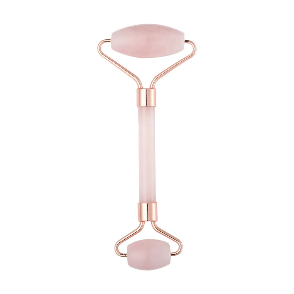 Riyo Herbs Rose Quartz Face Roller Massager