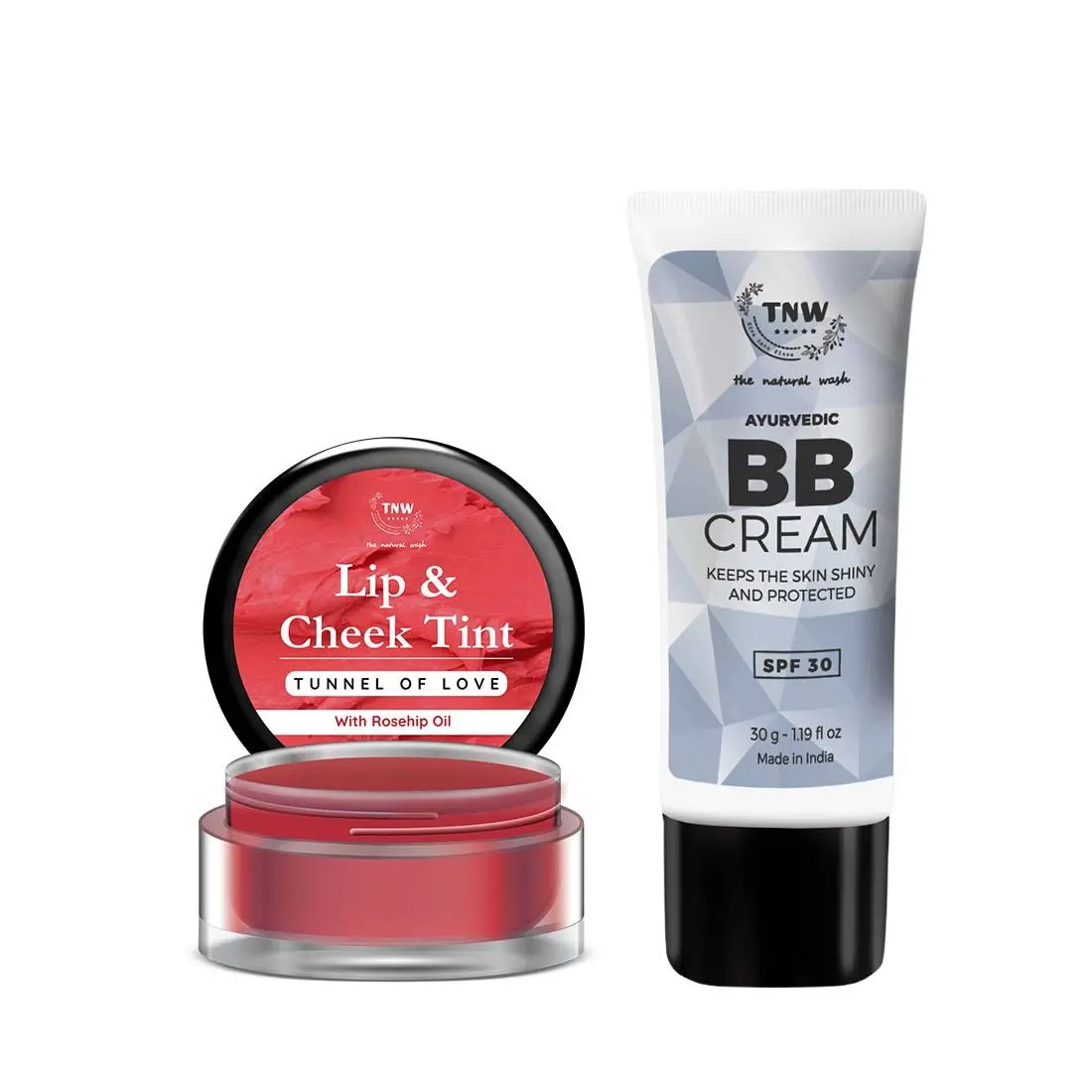 Combo of 2- Tunnel Of Love Lip Tint 5gm & BB Cream 30 gm