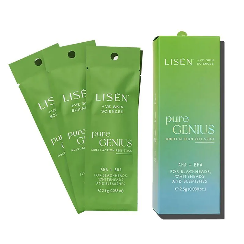 LISEN Pure Genius Multi-Action Peel Stick - Pack of 3