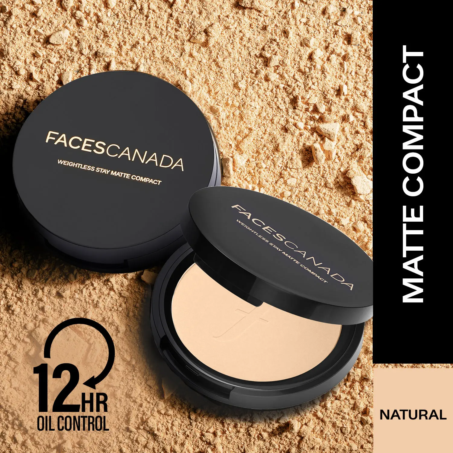 Faces Canada Weightless Stay Matte Compact Natural 02 9g