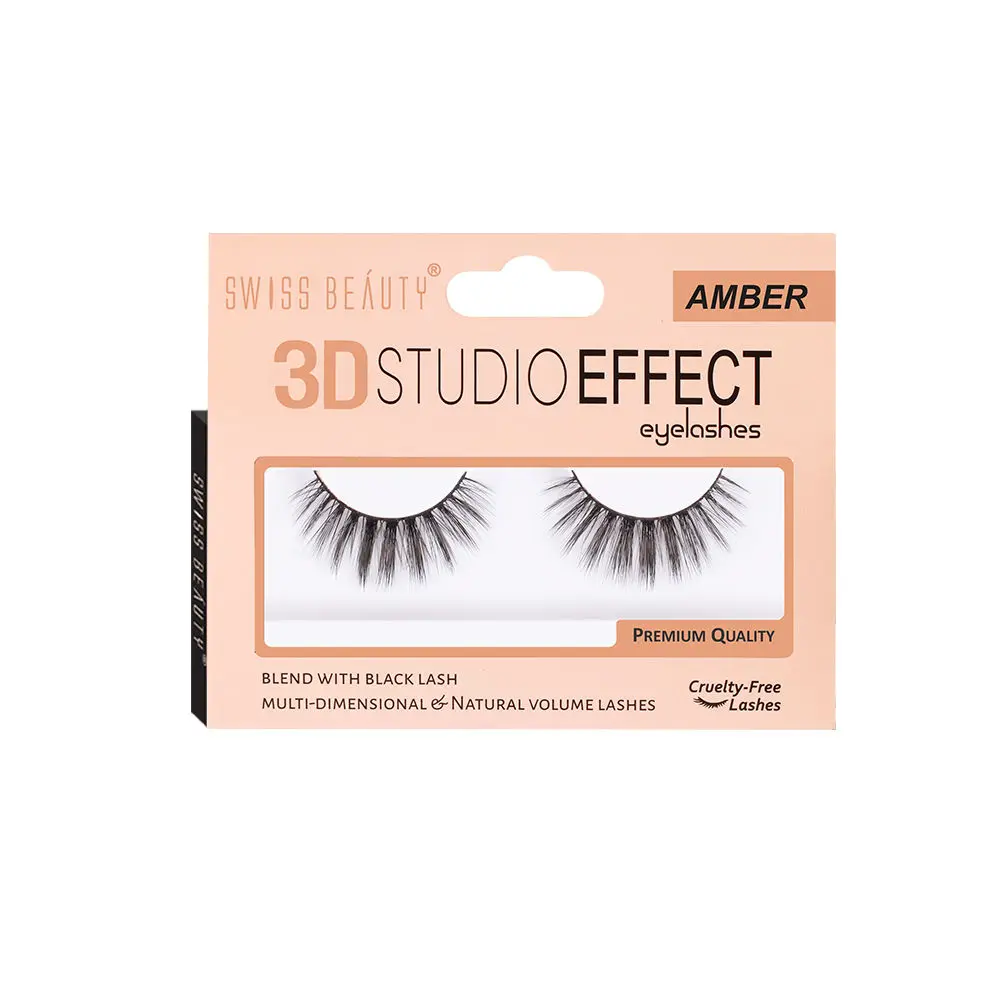 Swiss Beauty 3D Studio Effect Eyelashes AMBER 15