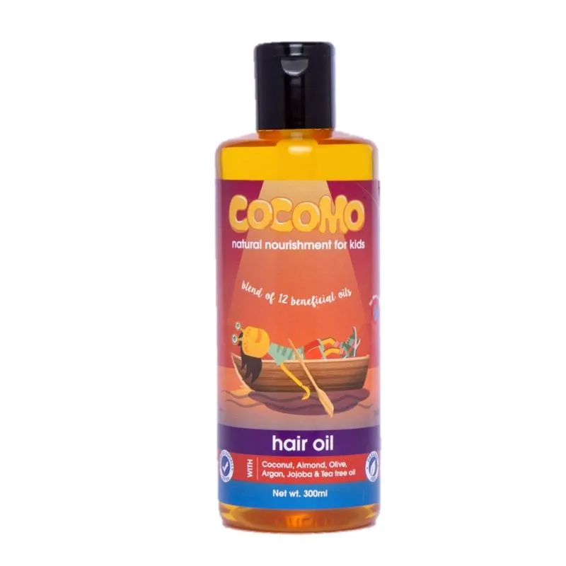 Cocomo Natural 12 in 1 Hair Oil, Coconut, Argan, Jojoba, Neem, Tea Tree & Other Natural Oils