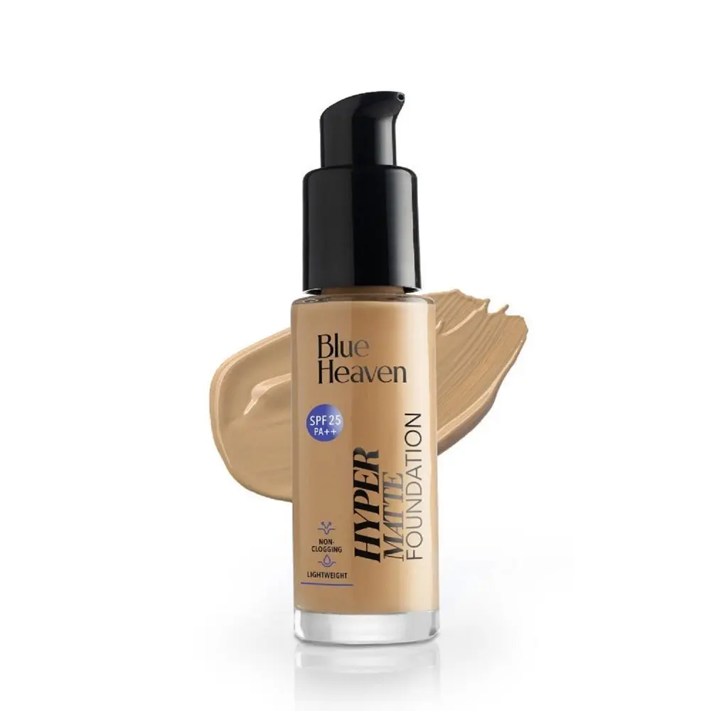 Blue Heaven Hyper Matte Foundation- 401 Caramel, 30ml