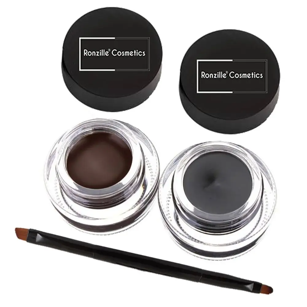 Ronzille Gel Eyeliner Black and Brown