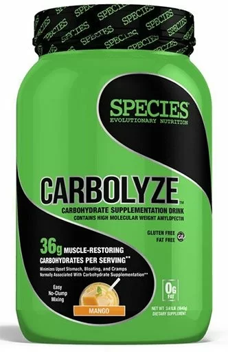 Carbolyze, By Species Nutrition, Mango, 40 Servings