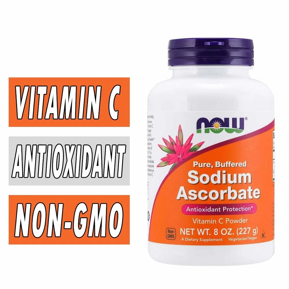 NOW Sodium Ascorbate Powder - 8 oz