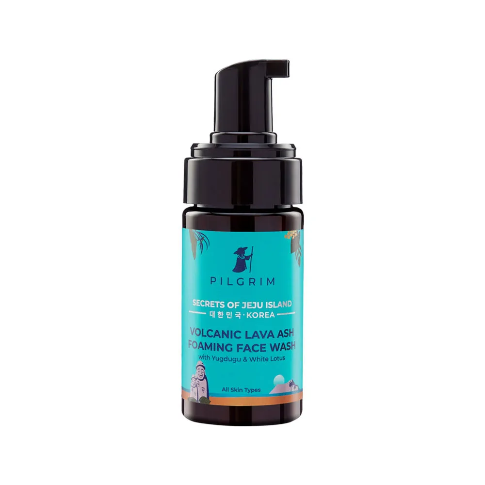 Pilgrim Jeju Volcanic Lava Foaming Face Wash for Oily Acne-Prone Skin