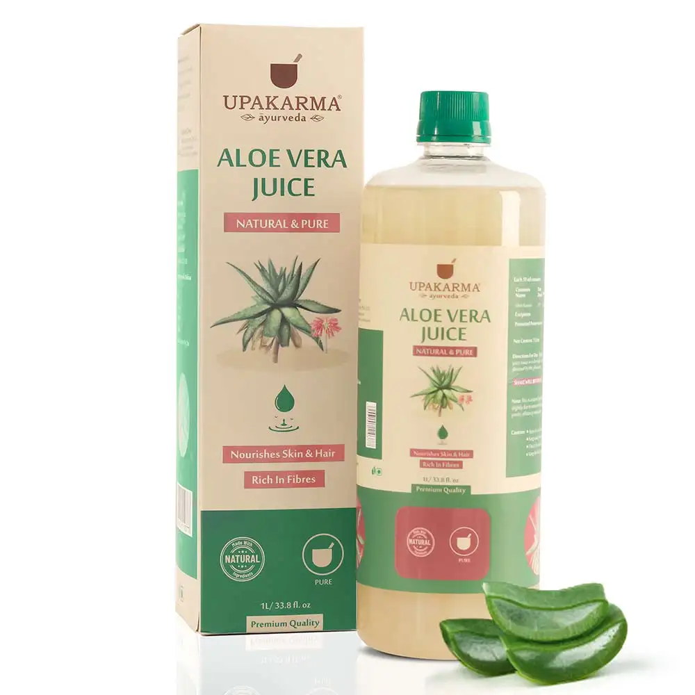 Upakarma Ayurveda Aloe Vera Juice,  1 L  Natural & Pure