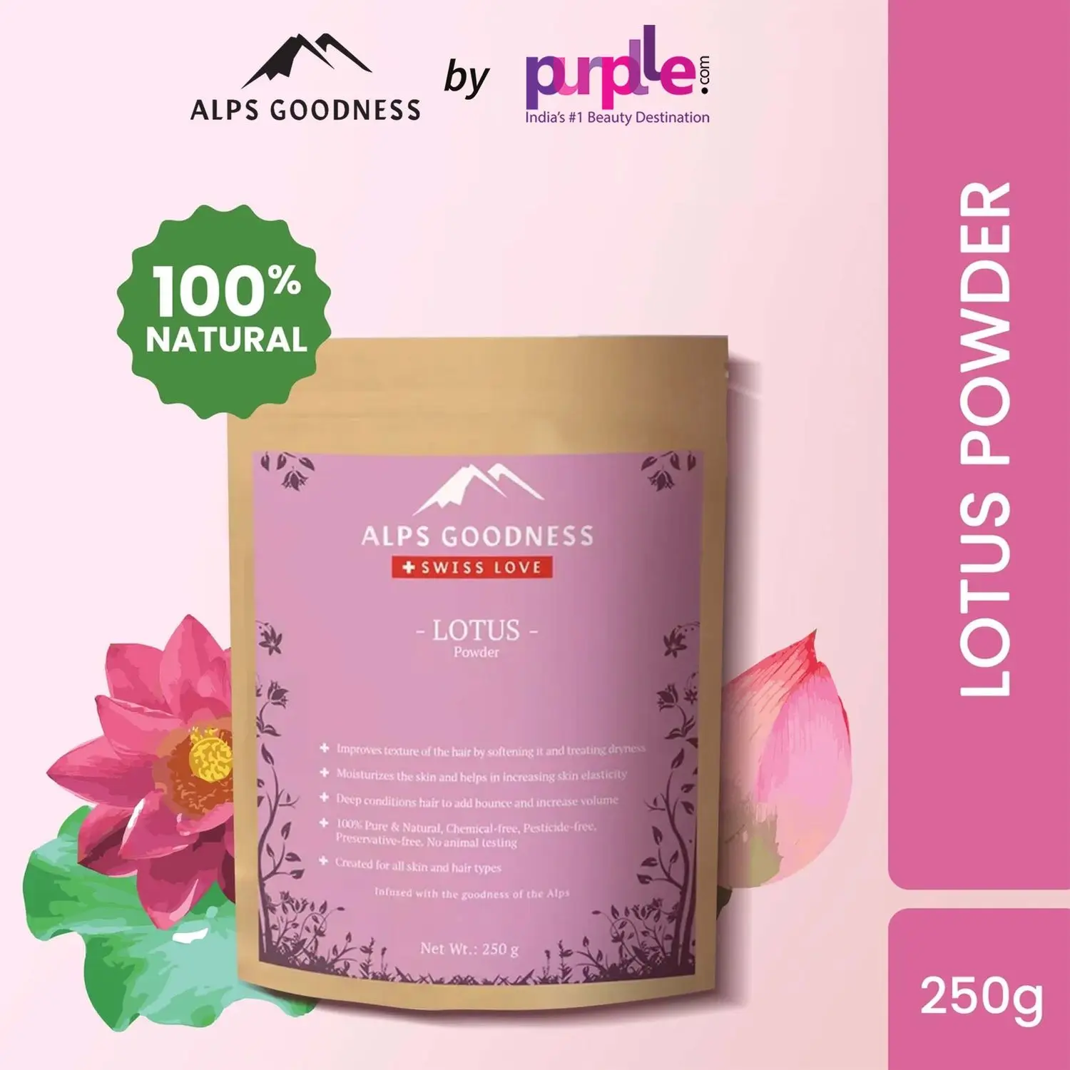 Alps Goodness Powder - Lotus (250 g)