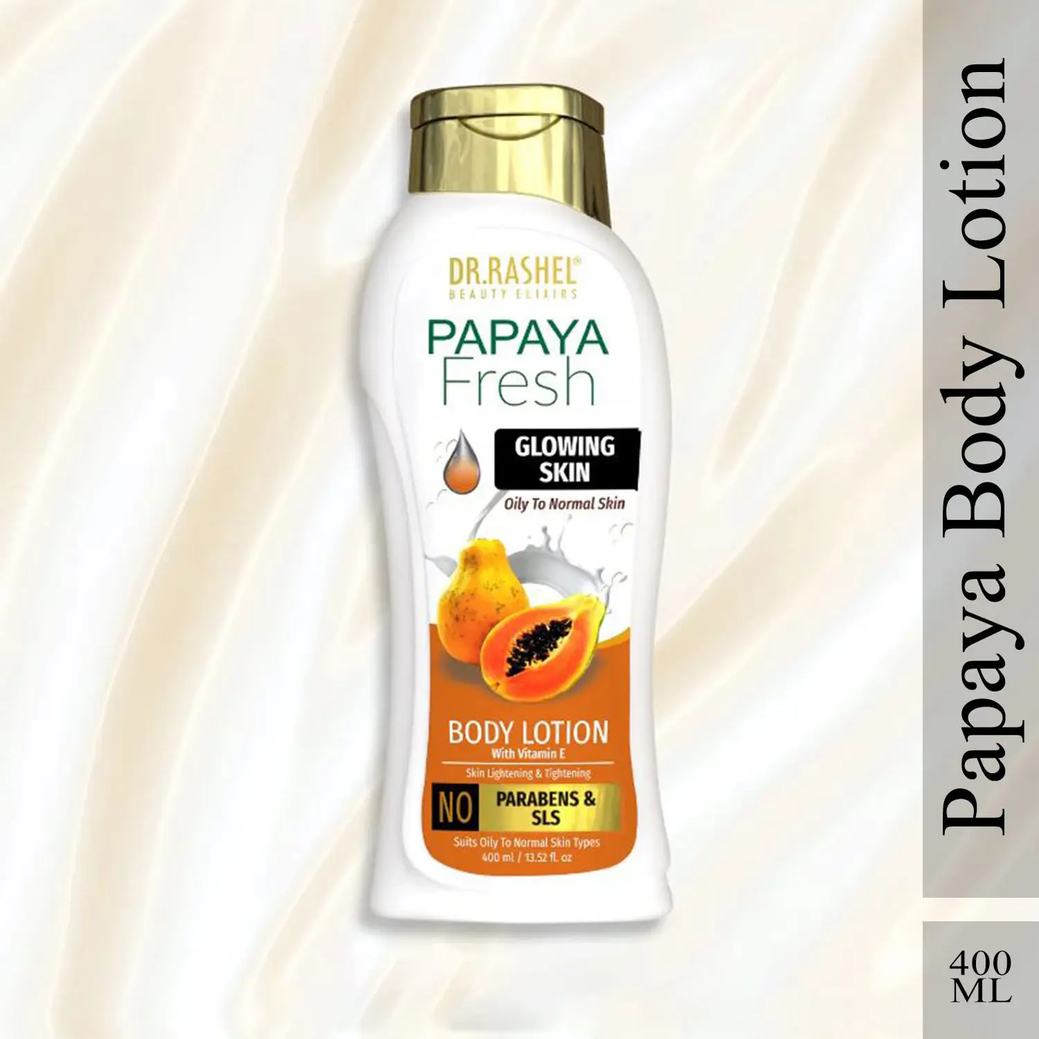 Dr.Rashel Papaya Fresh Glowing Skin Body Lotion Suits All Skin Types (400ml)