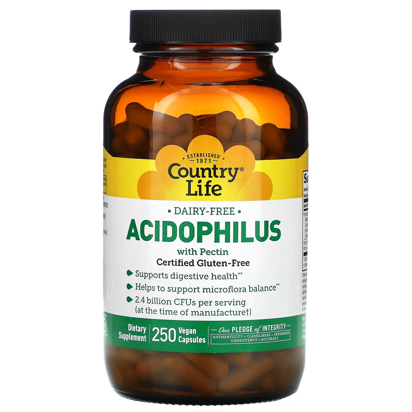 Acidophilus with Pectin, 250 Vegan Capsules