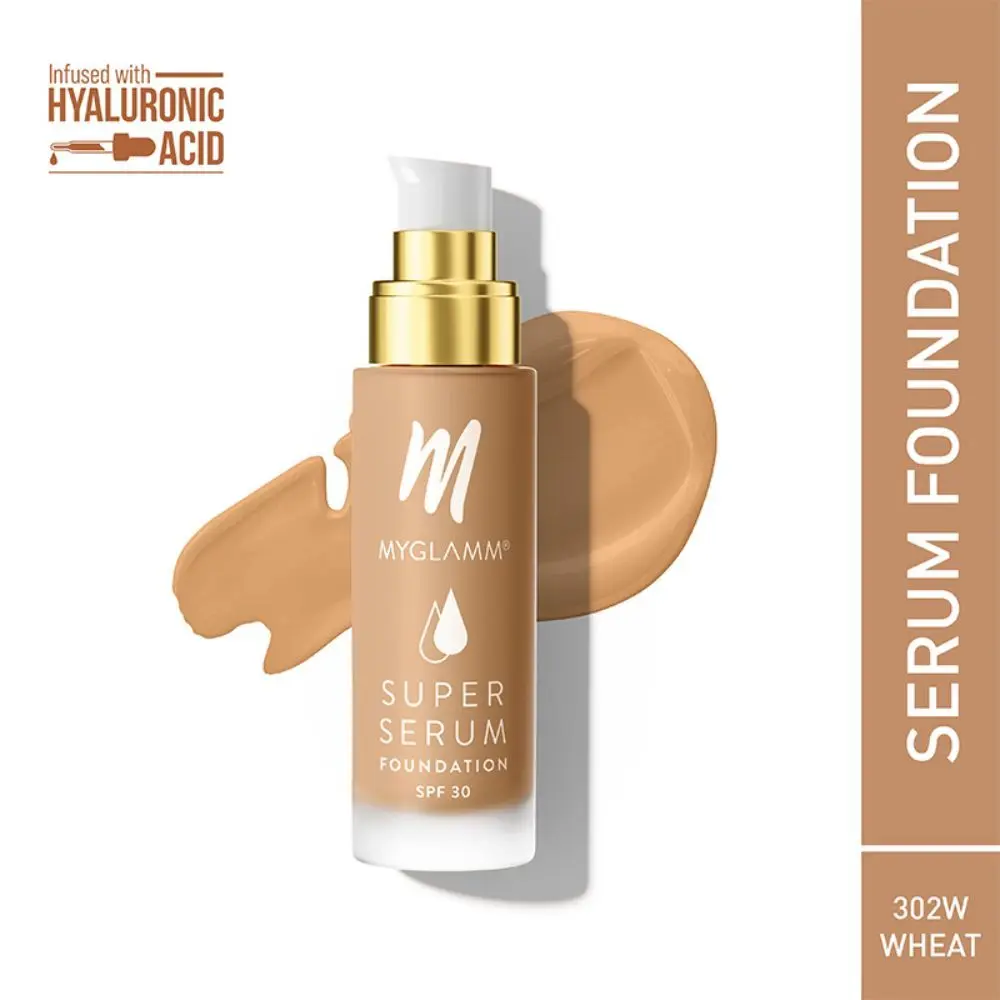 MyGlamm Super Serum Foundation-302W Wheat (33 g)