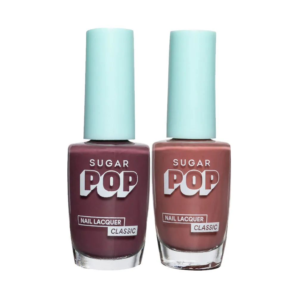 SUGAR POP Nail Lacquer - 11 Chocolate Treat + 14 Berry Me Combo