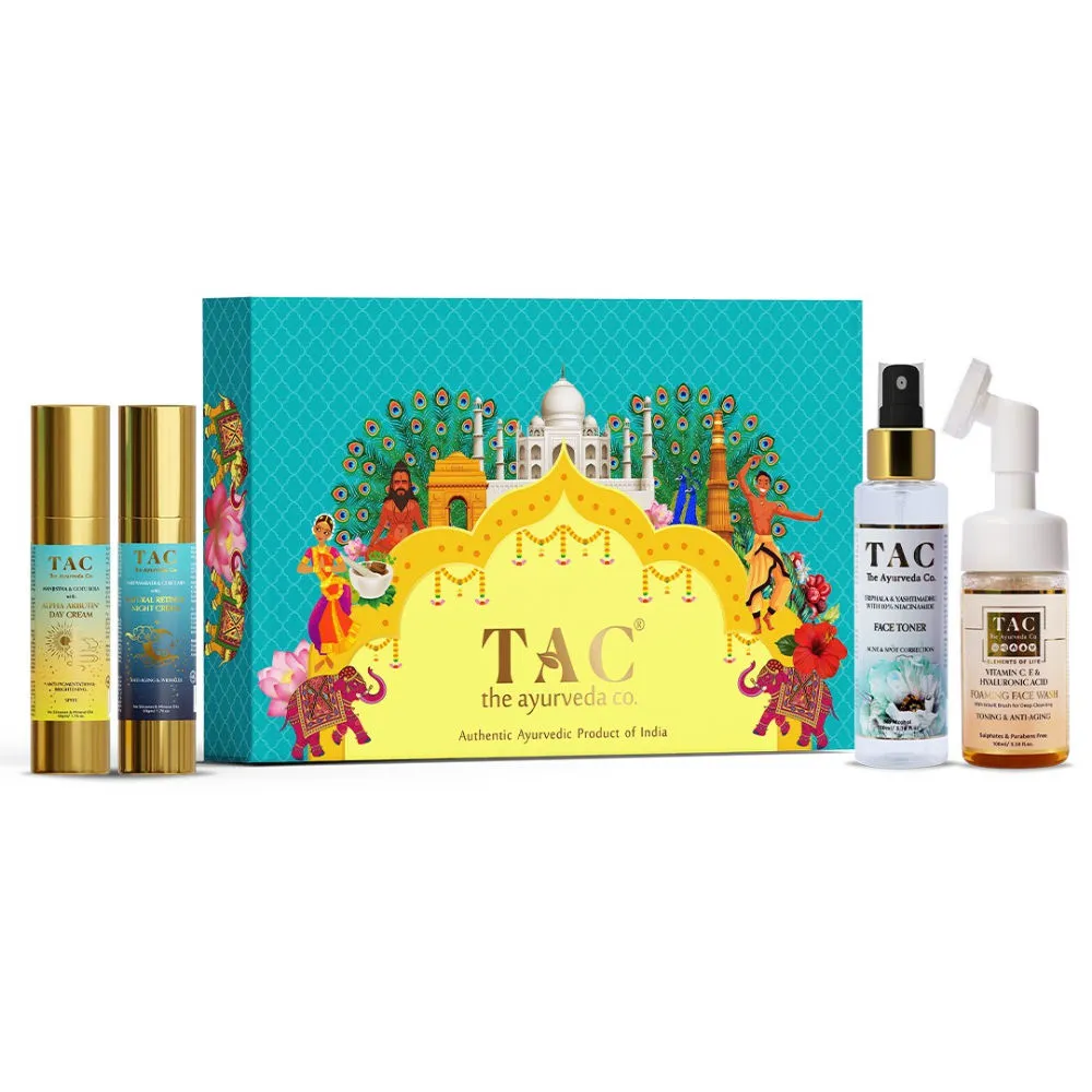 TAC - The Ayurveda Co. Am Pm Regime with Niacinamide Toner & Face Wash