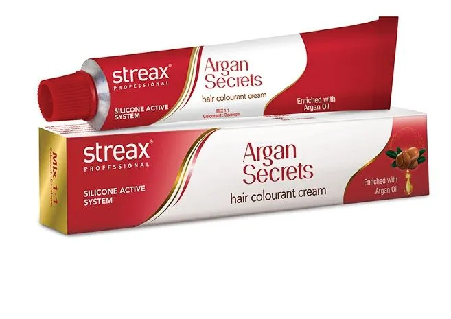 Streax Professional Argan Secrets Hair Colourant Cream - Green