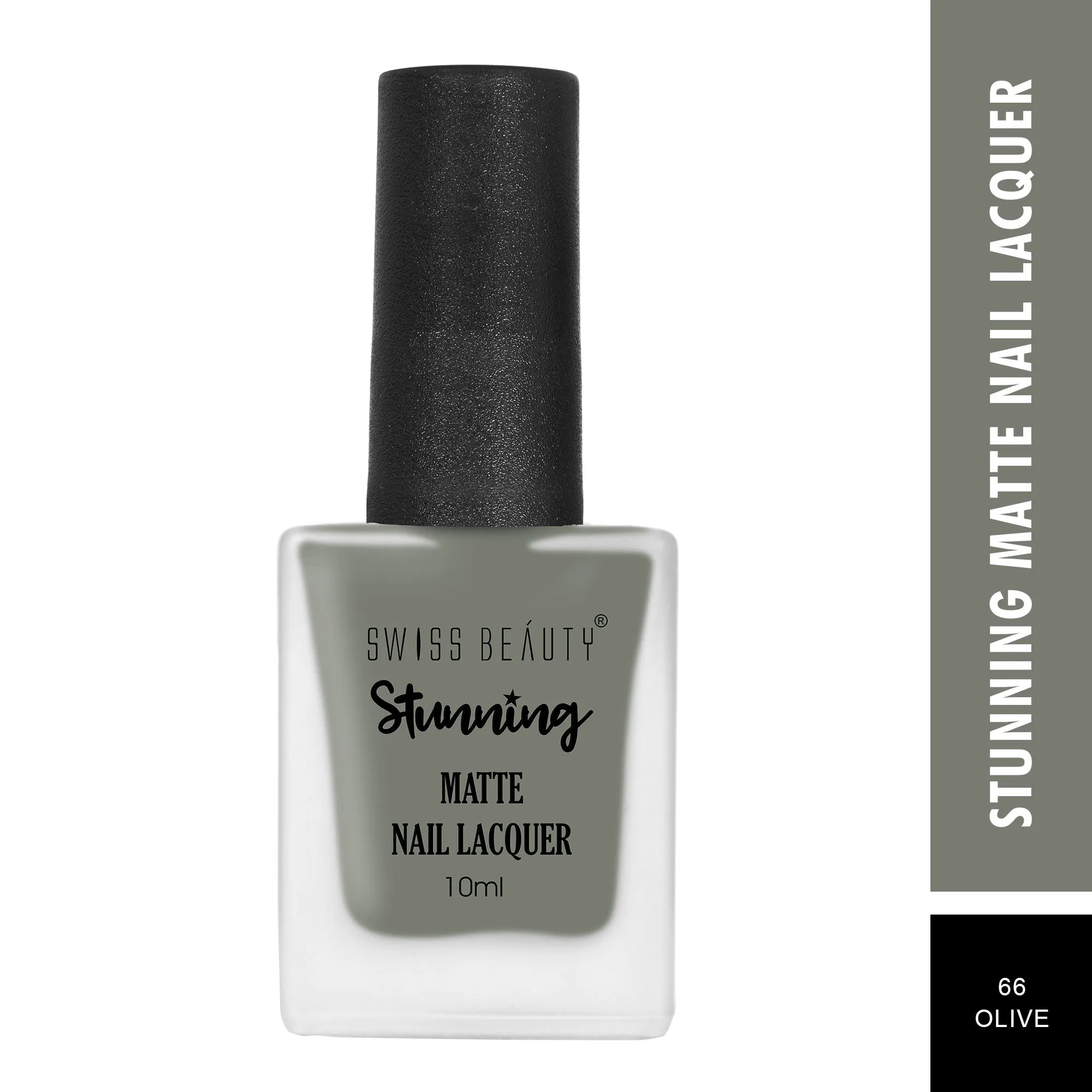 Swiss Beauty Stunning Nail Polish - 66 Olive