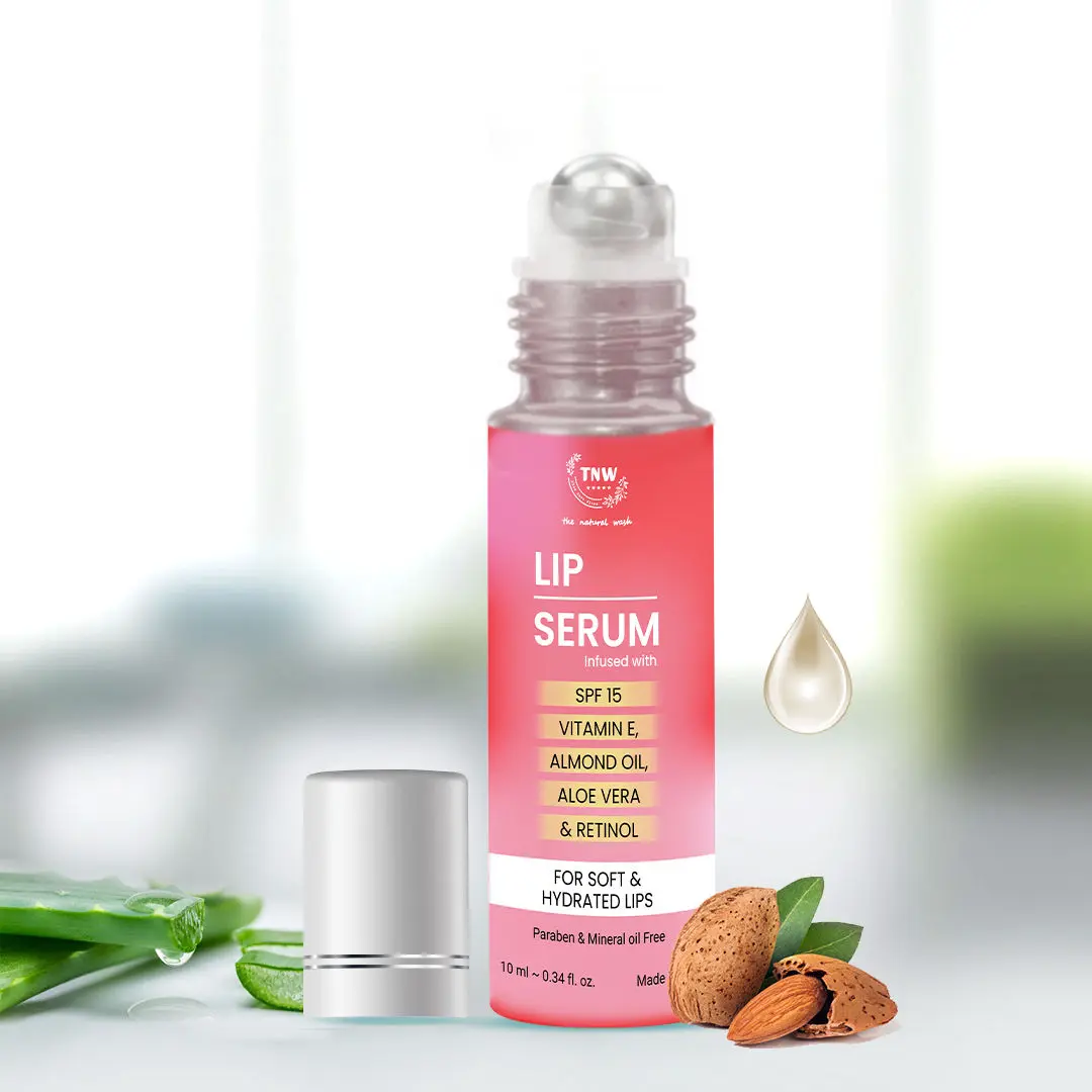 TNW - The Natural Wash Lip Serum for Soft & Supple Lips | Suitable for All Skin Types | Lip Serum Hydrates Lips & Enhances the Natural Color