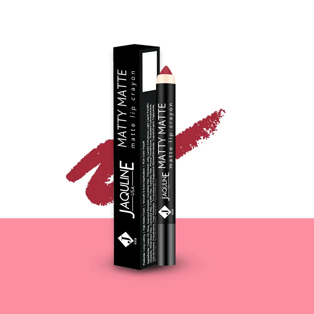 Jaquline USA Matty Matte Lip Crayon 2.8g Spicy Twist 6