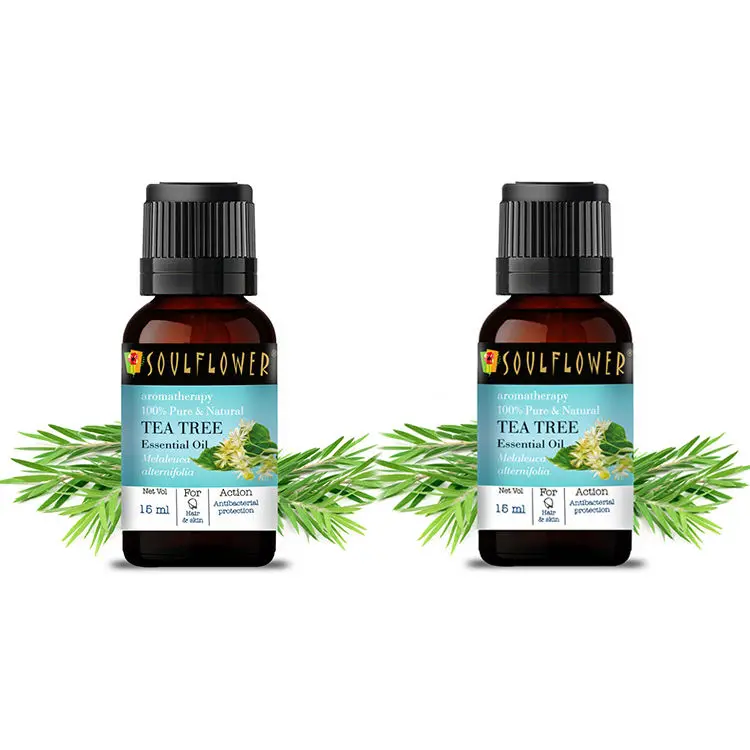 Soulflower Rosemary and Lavender Essential Oil, Pure and Natural For Hair, Skin & Face,100% Pure and Natural