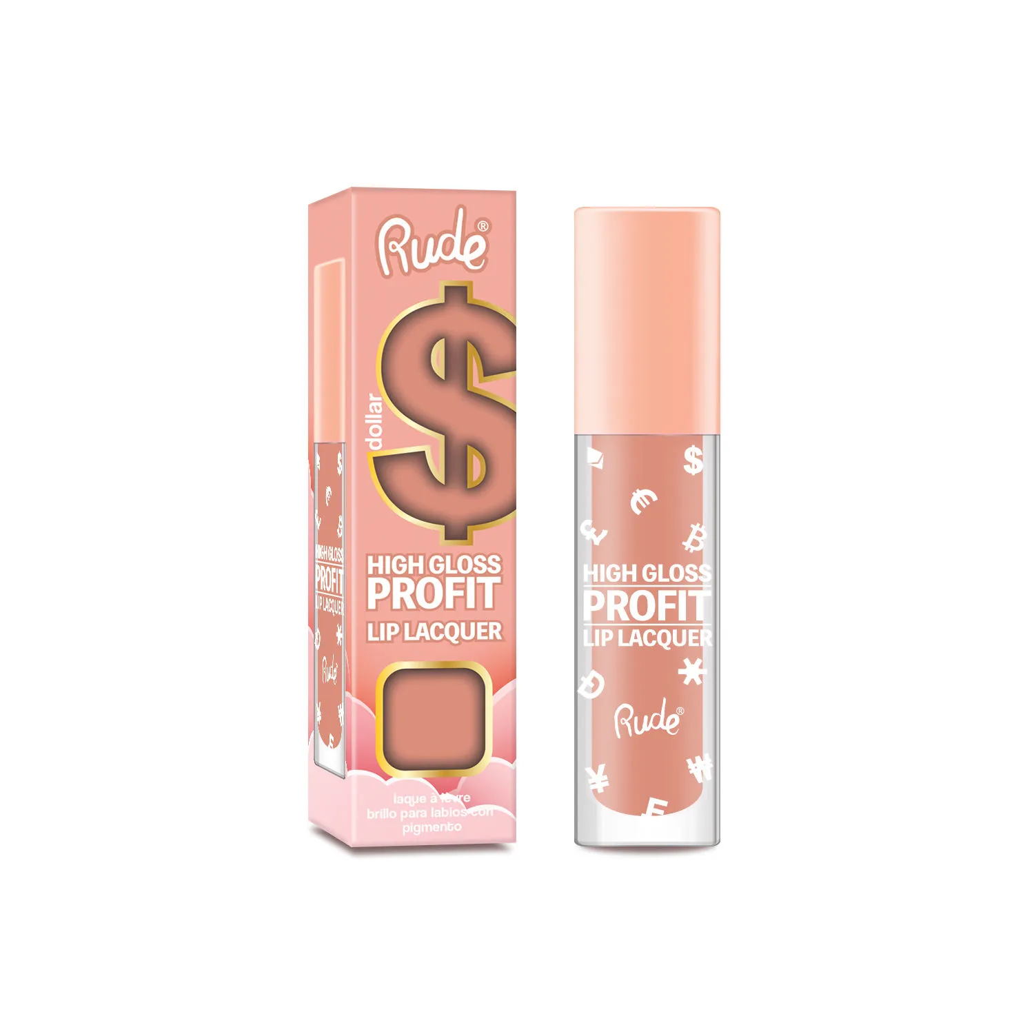 Rude Cosmetics High Gloss Profit Lip Lacquer - Dollar