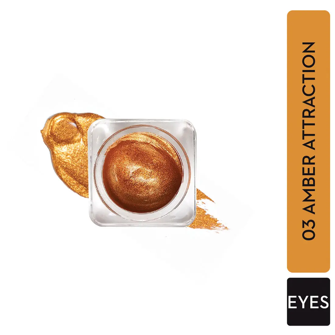 SUGAR Cosmetics - Eye Love - Jelly Eyeshadow - 03 Amber Attraction - Longlasting, Gel Based Eyeshadow with a High Shiny Finish