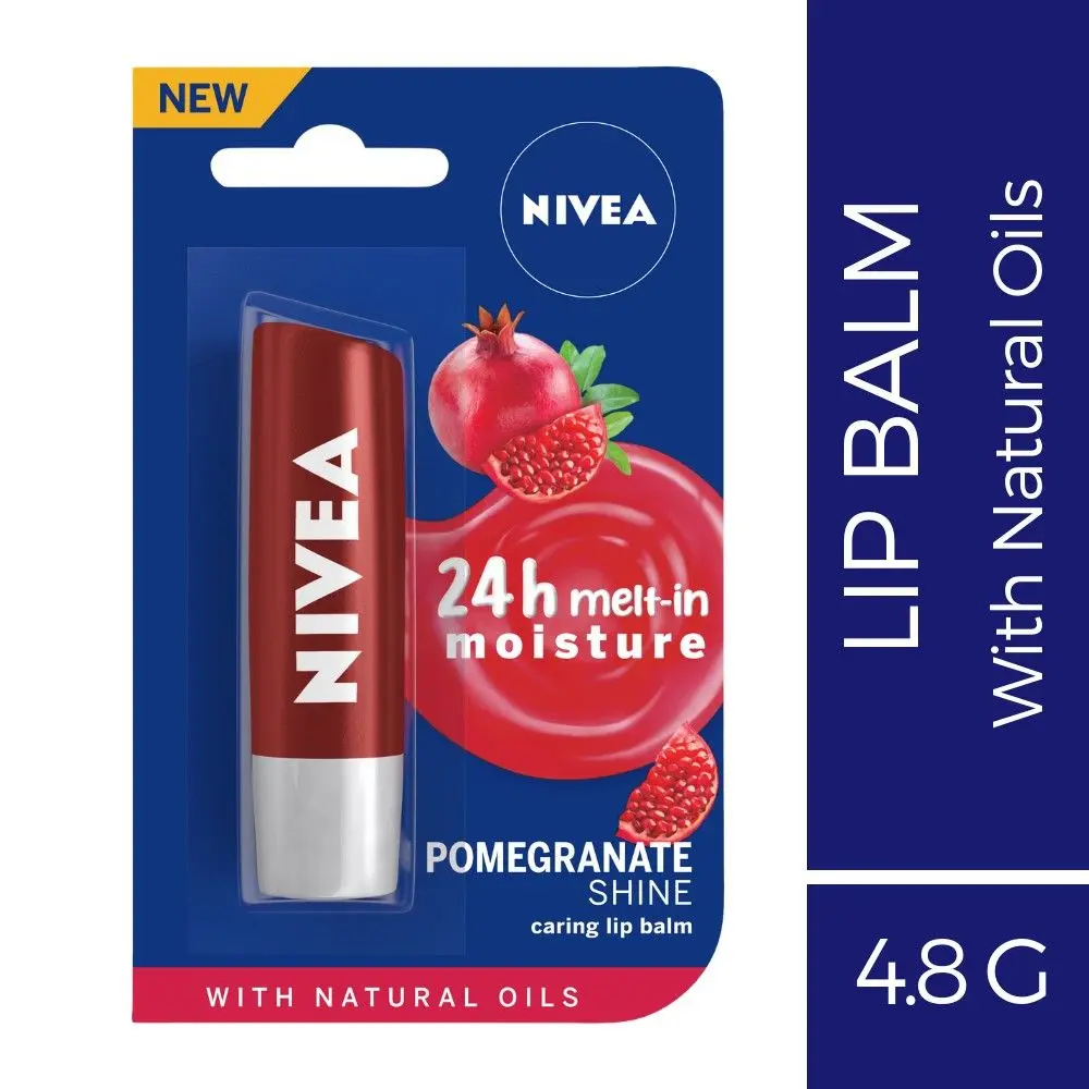 Nivea Pomegranate Shine Caring Lip Balm