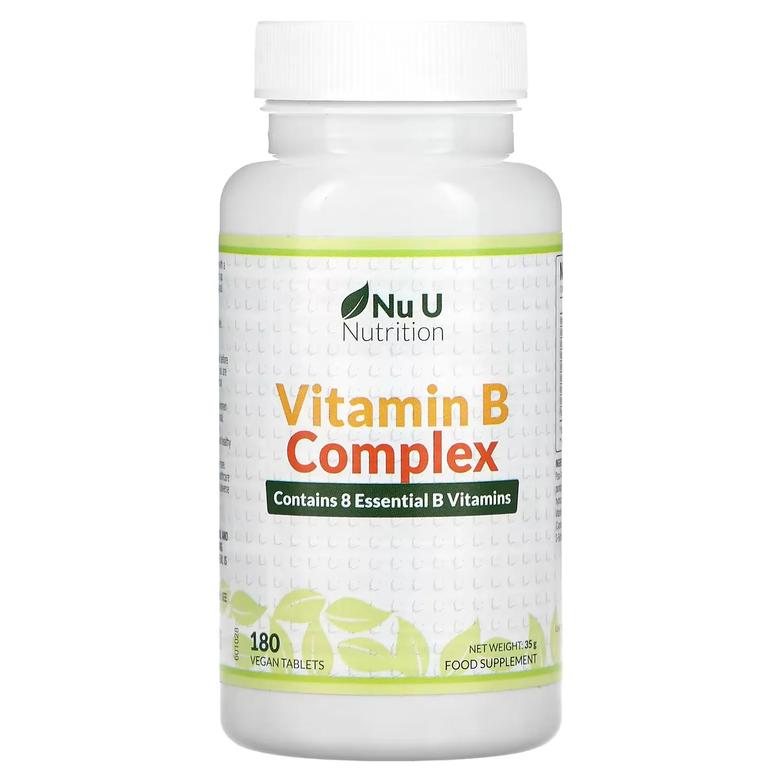 Vitamin B Complex, 180 Vegan Tablets