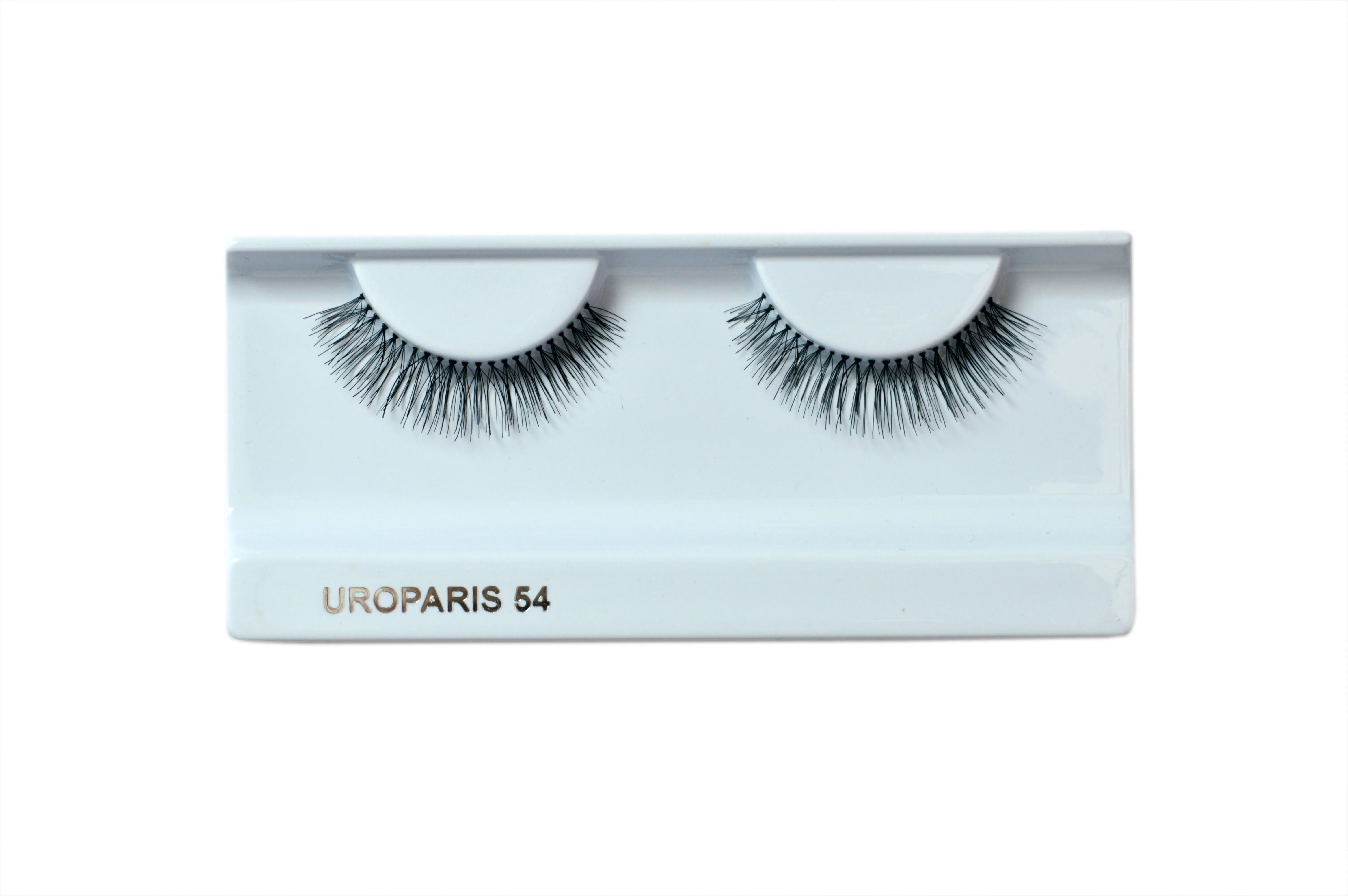 Uroparis Human Hair Eyelashes - 54 / BLACK