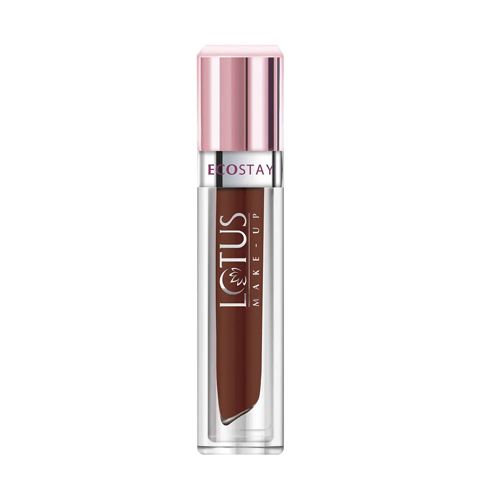 Lotus Make-Up Ecostay Matte Lip Lacquer - Rustic Brown