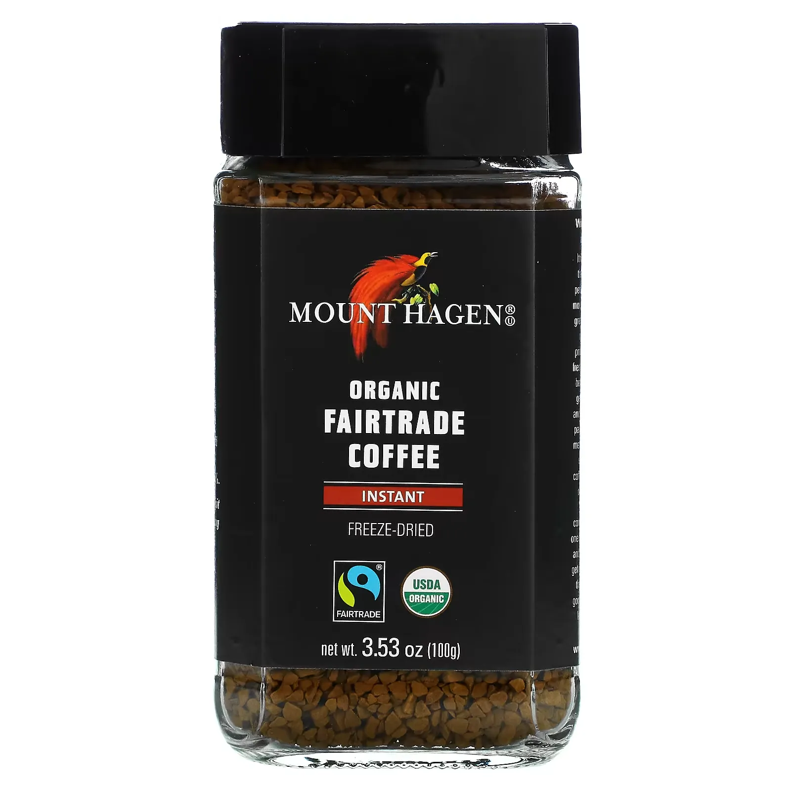 Organic Fairtrade Instant Coffee, 3.53 oz (100 g)