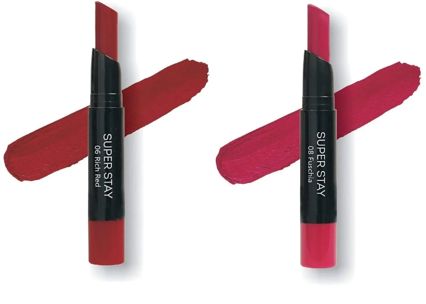 Me-ON Pack of 2 Super Stay Matte Lipstickss S6+S8 (4 g)