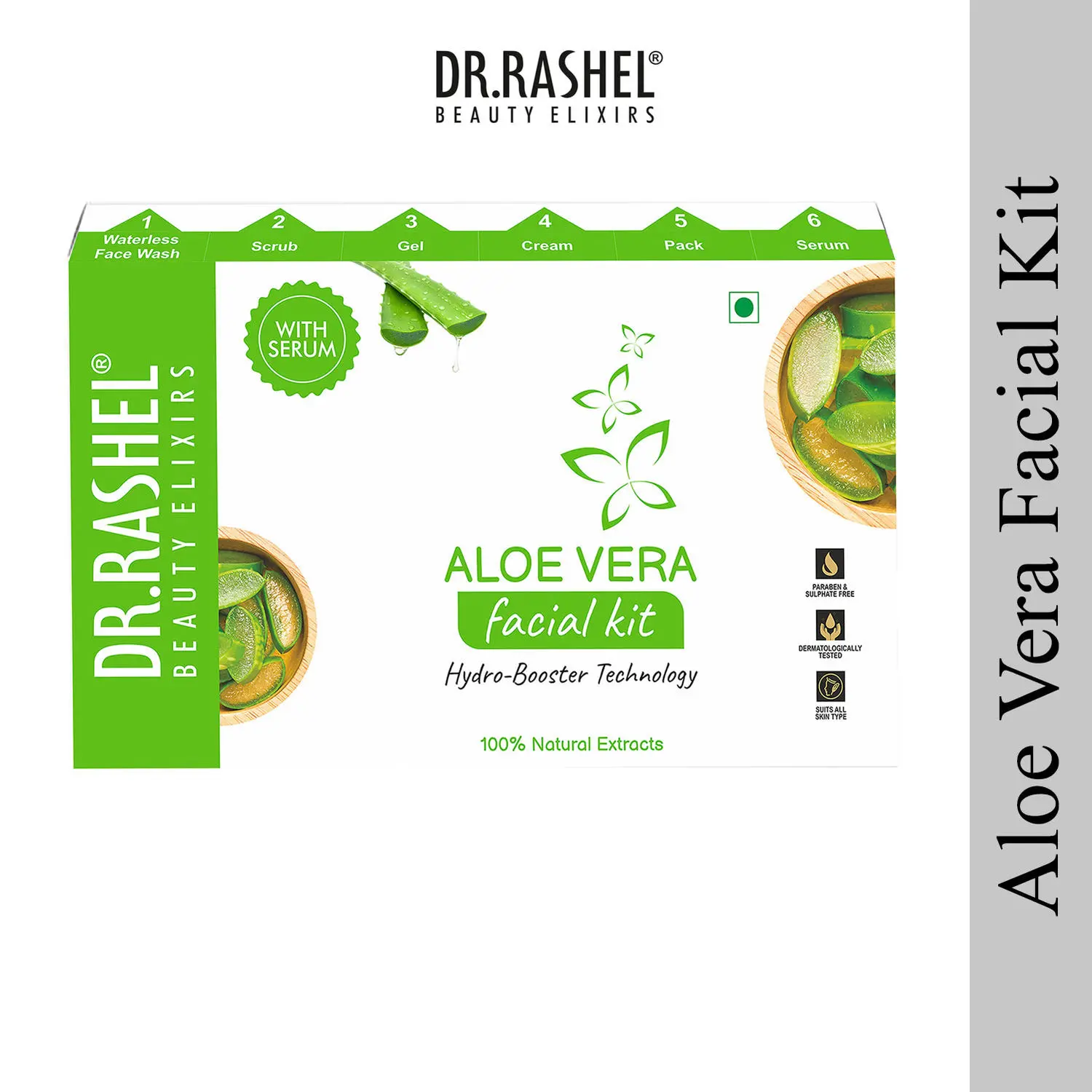 Dr.Rashel Aloe Vera Facial Kit Hydro-Booster Technology With Serum