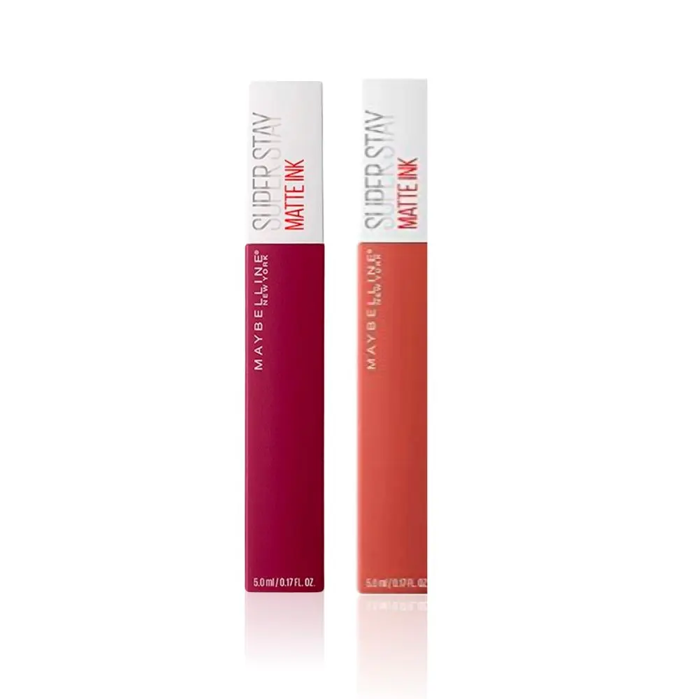 Maybelline New York Super Stay Matte Ink Liquid Lipstick, 20 Pioneer, 5g + 115 Founder 5 g