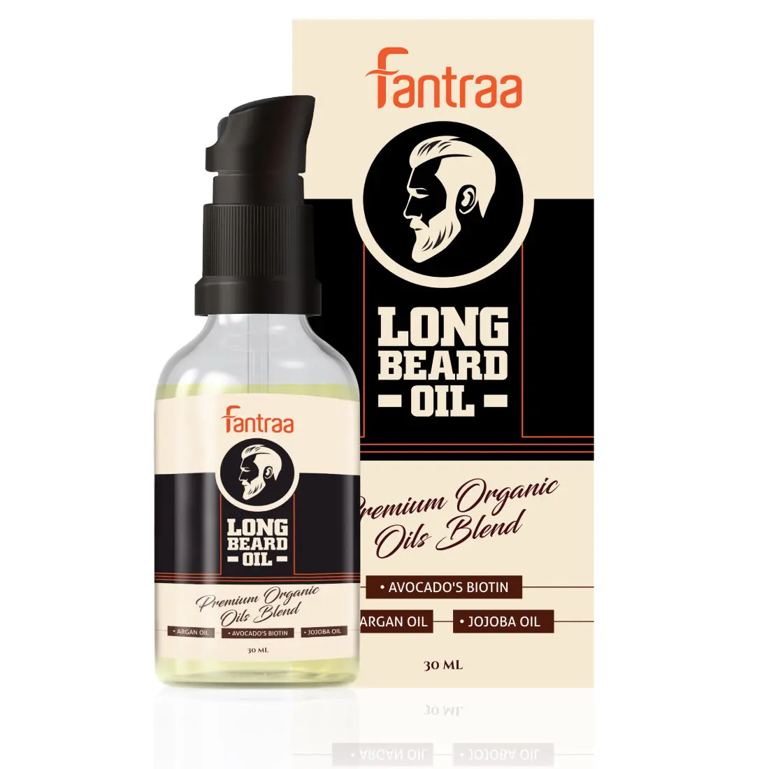 Fantraa Long Beard Oil Enrich With Argan Oil (30 ml)