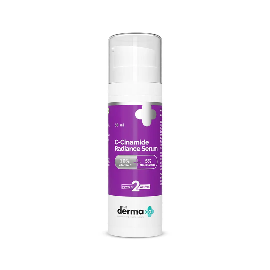 The Derma co.C-Cinamide Radiance Serum With 10% Vitamin C & 5% Niacinamide for Glowing & Spotless Skin Kit- 30ml