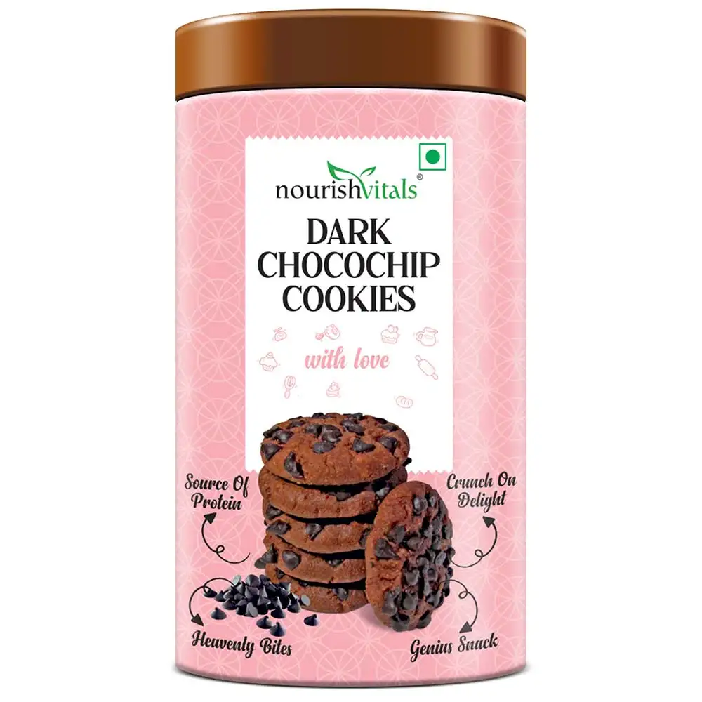 NourishVitals Cookies,  0.120 kg  Dark Chocochip