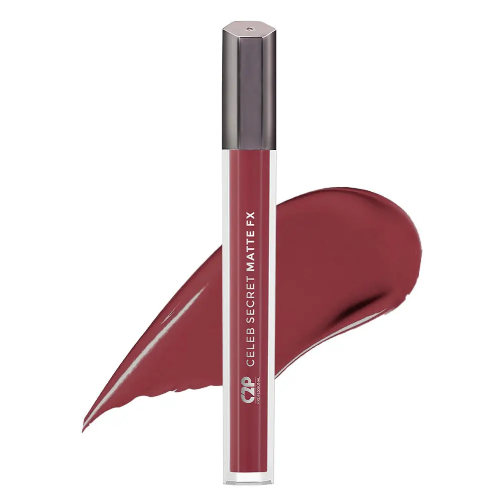 C2P Pro Celeb Secret Matte FX Liquid Lipstick - Katrina 18 (2 ml)