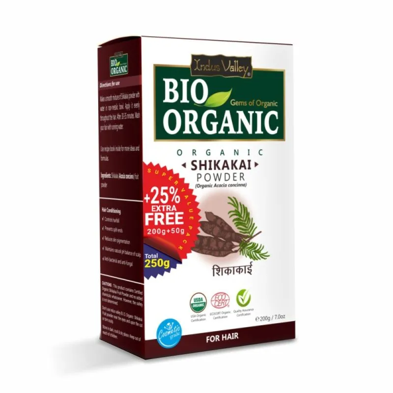 Indus Valley Bio Organic Shikakai Powder for Hair