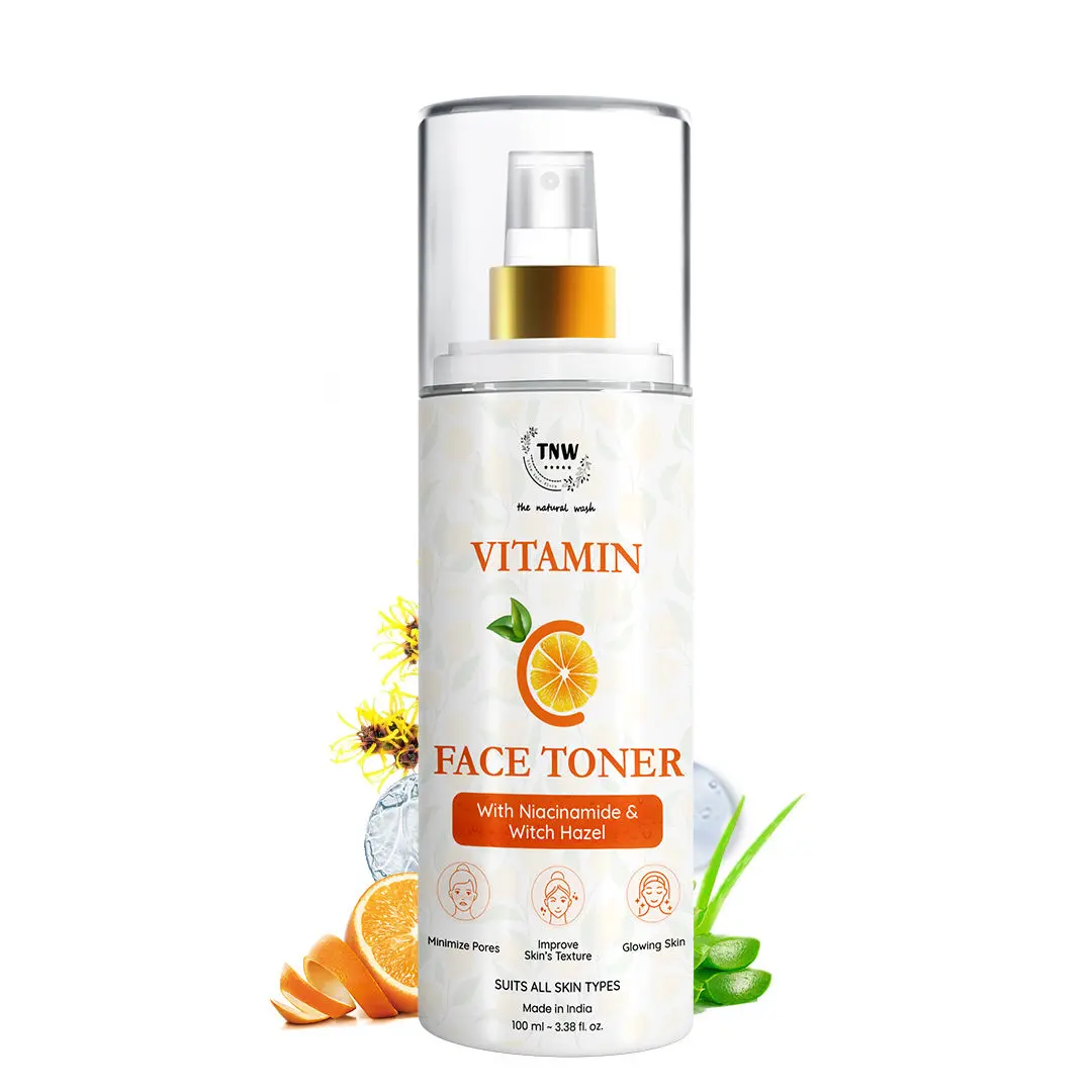 TNW -The Natural Wash Vitamin C Toner with Niacinamide & Witch Hazel | For Hydrating Skin & Minimizing Open Pores