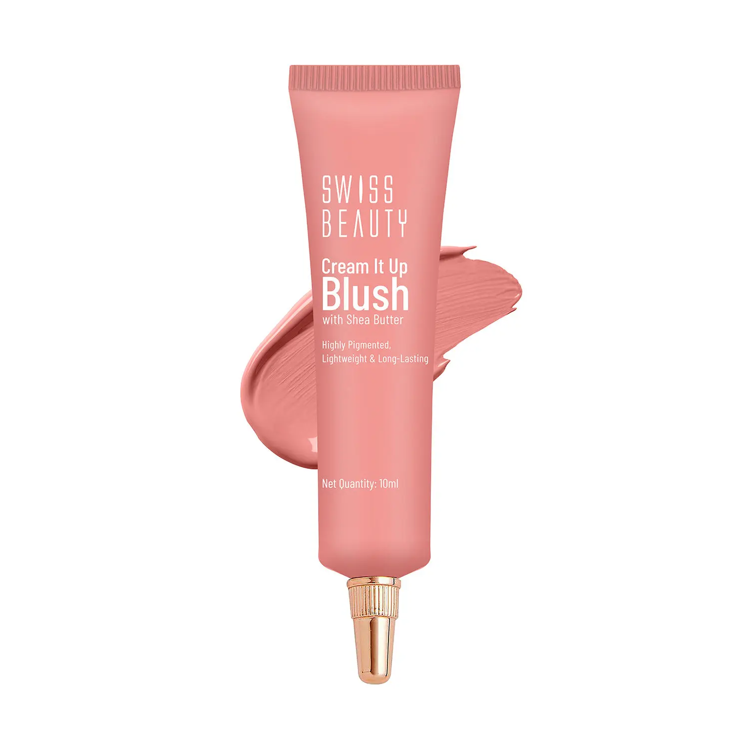 Swiss Beauty Cream It Up Blusher With Shea Butter | Highly Pigmented | Long-lasting | Buildable & Blendable | All Skin Types|1| Rosy Cheeks