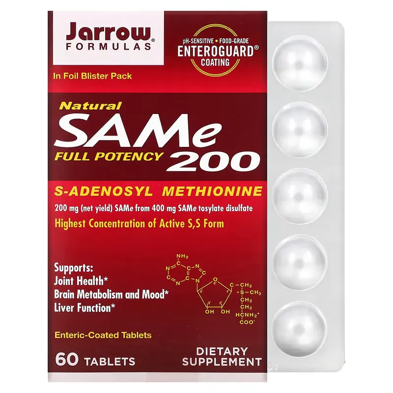 SAMe 200, 200 mg, 60 Tablets