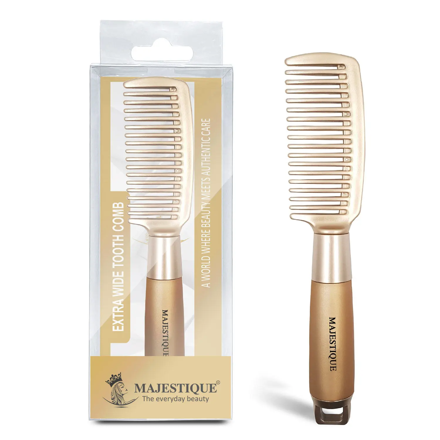 Majestique Extra Wide Tooth Comb HR101- For All Hair Types