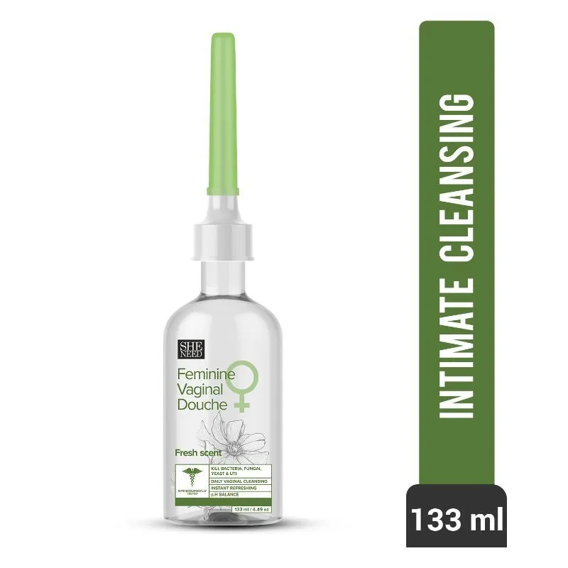 Sheneed Feminie Vaginal Douche-PH Balanced for UTI, Infection & Daily Cleansing & Odor-Fresh Scent