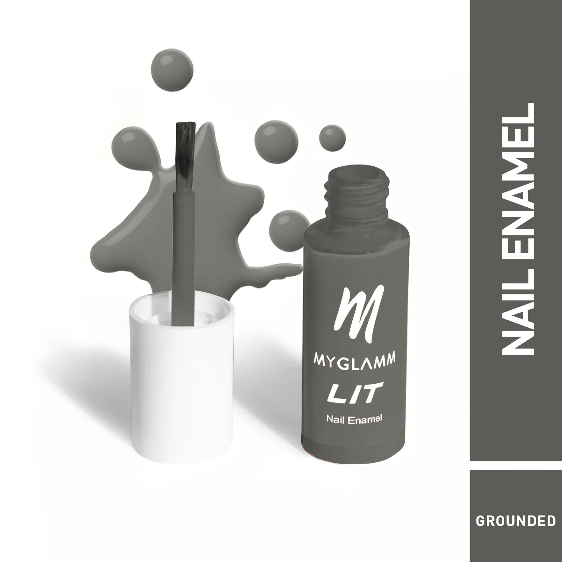 MyGlamm LIT Nail Enamel - Grounded